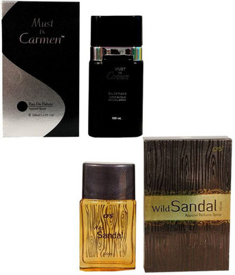 

Ramco Must De Carmen Black and Wild Sandal Combo Eau de Parfum - 200 ml(For Boys)