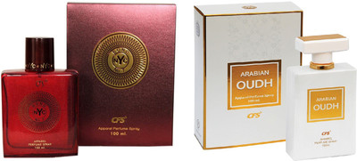 

CFS Exotic NYC Bond And Arabian Oudh White Combo Perfume Eau de Parfum - 200 ml(For Men & Women)