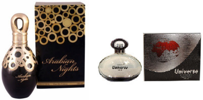 

Ramco Arabian Nights and Universe Silver Combo Perfume Eau de Parfum - 200 ml(For Men)