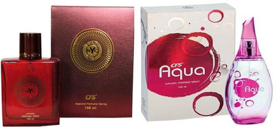 

CFS Exotic NYC Bond And Aqua Pink Combo Perfume Eau de Parfum - 200 ml(For Boys & Girls)