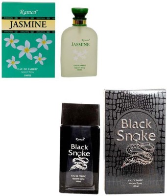 RAMCO Jasmine and Black Stone Combo Eau de Parfum  -  200 ml(For Men)