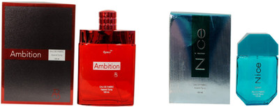 

Ramco Ambition and Nice Blue Combo Eau de Parfum - 200 ml(For Boys)