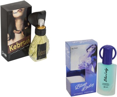 

My Tunes Combo Pack Kebron 30 Ml & Blue Lady- 30 ml Eau de Parfum - 60 ml(For Men)