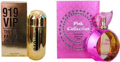 

Ramco 919 VIP and Pink Collection Combo Eau de Parfum - 200 ml(For Boys)