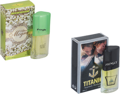 Pringle Combo Attar Mogra-Titanic Eau de Toilette - 40 ml(For Men)