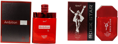 

Ramco Ambition and Red Rockstar Combo Eau de Parfum - 200 ml(For Boys)