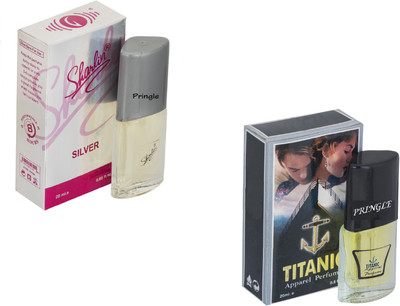 

Pringle Combo Sharlin Silver-Titanic Eau de Toilette - 40 ml(For Men)