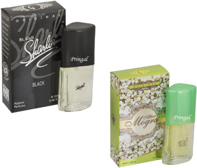 

Pringle Combo Sharlin Black-Attar mogra Eau de Parfum - 40 ml(For Men)