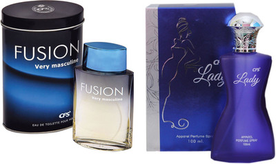 

CFS Fusion Very Masculine and Blue Lady Combo Perfume For Women Eau de Parfum - 200 ml(For Men & Women)