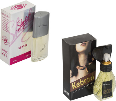

My Tunes Combo Pack Sharlin silver 30Ml & Kebrom kobra- 30ml Eau de Parfum - 60 ml(For Men)