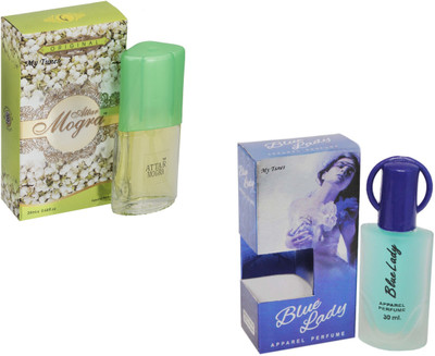 

My Tunes Combo Pack Blue lady 30 Ml & Attar Mogra- 20 ml Eau de Parfum - 50 ml(For Men)