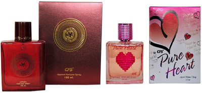 

CFS Exotic NYC Bond And Pure Heart Red Combo Perfume Eau de Parfum - 200 ml(For Boys & Girls)