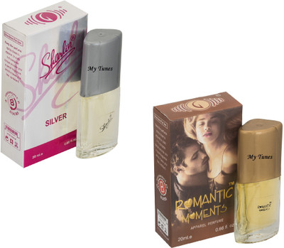 My Tunes Combo Pack Sherlin Silver & Romantic Moments-20 ml Eau de Parfum - 40 ml(For Men)