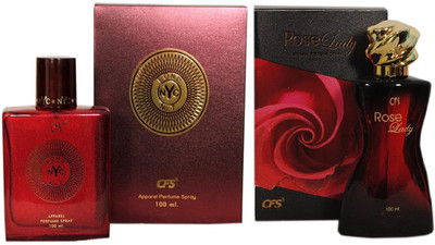 

CFS Exotic NYC Bond And Rose Lady Combo Perfume Eau de Parfum - 200 ml(For Men & Women)