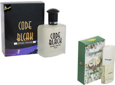 

Pringle Combo Code Black and Rajnigandha Eau de Toilette - 120 ml(For Men)