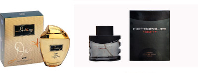

CFS Exotic Destiny Gold And Metropolis Black Combo Perfume Eau de Parfum - 200 ml(For Men & Women)