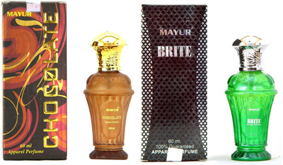 

Mayur Choclate 60ml and Brite 60ml Eau de Parfum - 120 ml(For Men)