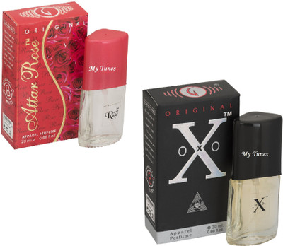 

My Tunes Combo Pack Attar Rose & XOXO-20 ml Eau de Parfum - 40 ml(For Men)