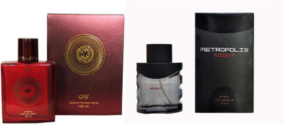 

CFS Exotic NYC Bond And Metropolis Night Black Combo Perfume Eau de Parfum - 200 ml(For Men & Women)
