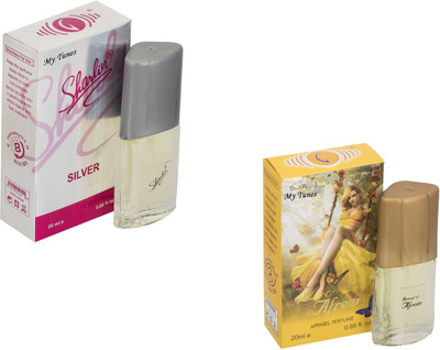 

My Tunes Combo Sharlin silver 30Ml & Afreen- 20ml Eau de Parfum - 50 ml(For Men)