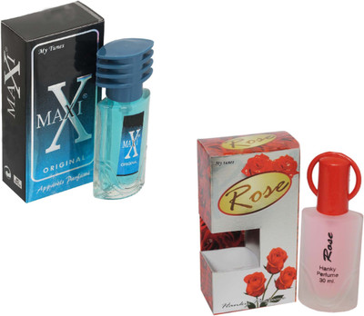 My Tunes Combo Pack Maxi Blue 30 Ml & Rose- 30 ml Eau de Parfum - 60 ml(For Men)
