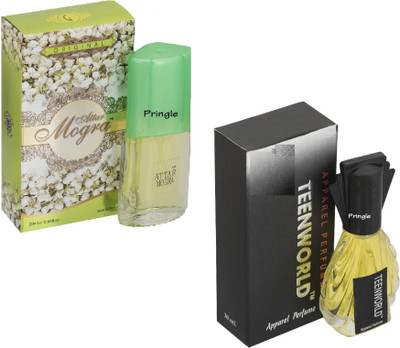 

Pringle Combo Attar Mogra and Teenworld Eau de Parfum - 50 ml(For Men)