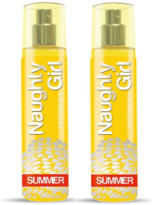 

Naughty Girl SUMMER Perfume For Women (Pack of 2, 1200 Sprays Each) Eau de Parfum - 135 ml(For Women)