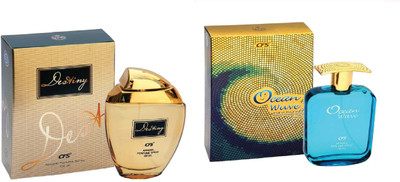 

CFS Exotic Destiny And Ocean Wave Gold Combo Perfume Eau de Parfum - 200 ml(For Boys & Girls)