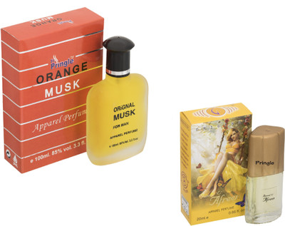 

Pringle Combo Orange Musk and Afreen Eau de Toilette - 120 ml(For Men)
