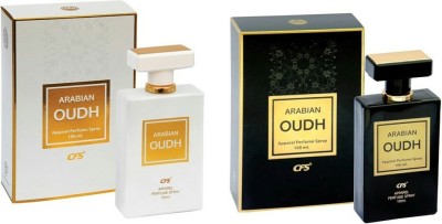 CFS ARABIAN OUDH WHITE 100 ML & ARABIAN OUDH BLACK COMBO(PACK OF 2) 100 ML Eau de Parfum  -  100 ml(For Men)