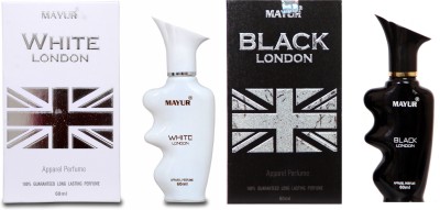 

Mayur White & Black London Gift set(2pcs of 60ml) Eau de Parfum - 120 ml(For Men & Women)