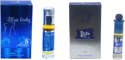 

Almas Blue Lady and Blue for Men pocket perfume Eau de Parfum - 16 ml(For Men & Women)