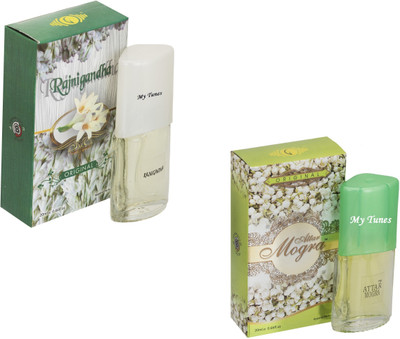 

My Tunes Combo Pack Rajnigandha 30Ml & Mogra- 20ml Eau de Parfum - 50 ml(For Men)