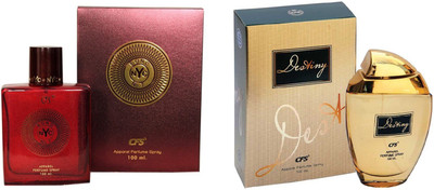 

CFS Exotic NYC Bond And Destiny Gold Combo Perfume Eau de Parfum - 200 ml(For Boys & Girls)