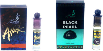 

Almas Black Pearl and Attack pocket perfume Eau de Parfum - 16 ml(For Men & Women)