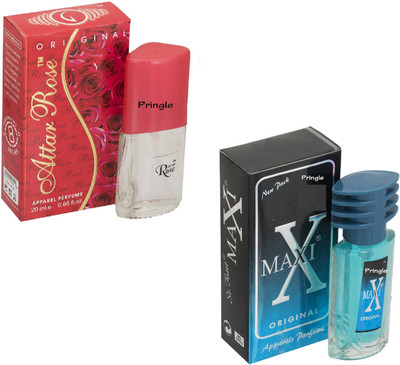 

Pringle Combo Attar Rose and Maxi Blue Eau de Parfum - 50 ml(For Men)
