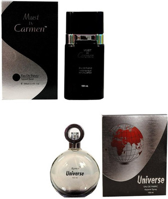 

Ramco Must De Carmen Black and Universe Silver Combo Eau de Parfum - 200 ml(For Boys)