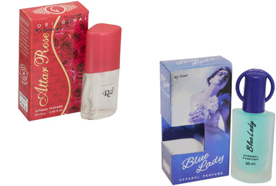 

My Tunes Combo Pack Blue lady 30 Ml & Attar Rose- 20 ml Eau de Parfum - 50 ml(For Men)