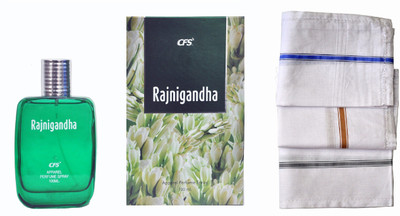 

CFS Exotic RajniGandha Perfume 100ML And Cotton Handkerchief 3 Pcs Eau de Parfum - 100 ml(For Men)
