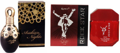 

Ramco Arabian Nights and Rock Star Red Combo Perfume Eau de Parfum - 200 ml(For Men)