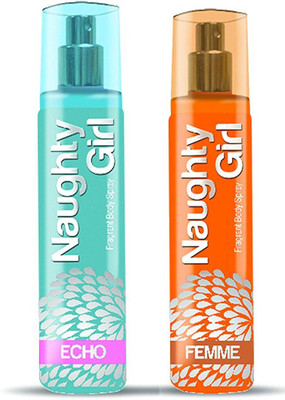 

Naughty Girl ECHO & FEMME Perfume Combo For Women (1200 Sprays Each) Eau de Parfum - 135 ml(For Women)