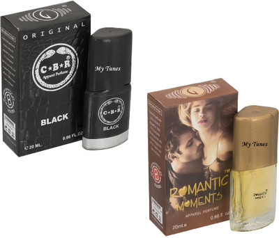 

My Tunes Combo Pack C.B.R Black & Romantic Moments-20 ml Eau de Parfum - 40 ml(For Men)