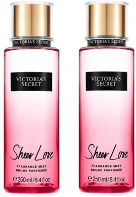 

Victoria's Secret New! Sheer Love Fragrance Mist-2pack Eau de Parfum - 500 ml(For Girls)