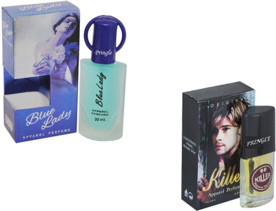

Pringle Combo Blue Lady-Killer Eau de Toilette - 50 ml(For Men)