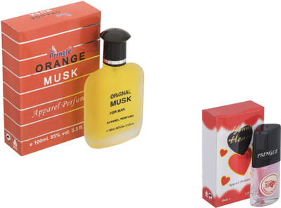 Pringle Combo Orange Musk-Youmge Heart Red Eau de Toilette - 120 ml(For Men)