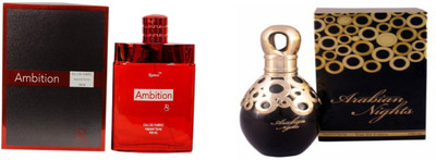 

Ramco Ambition and Arabian Night Combo Eau de Parfum - 200 ml(For Boys)