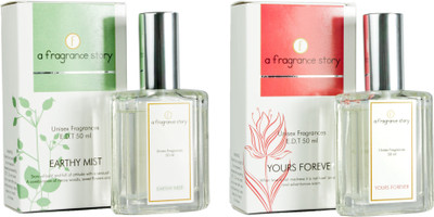 

A Fragrance Story Combo Pack - Earthy Mist + Yours Forever EDT - 100 ml(For Men & Women)