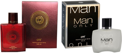 

CFS Exotic NYC Bond And Man Only Black Combo Perfume Eau de Parfum - 200 ml(For Men & Women)