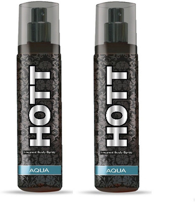 

Hott AQUA Perfume For Men (Pack of 2, 1200 Sprays Each) Eau de Parfum - 135 ml(For Men)