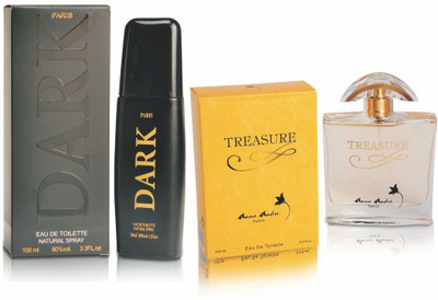 

Vincent Valentine Paris Set of New Dark & Treasure Perfumes (100ml each) Eau de Toilette - 200 ml(For Men & Women)